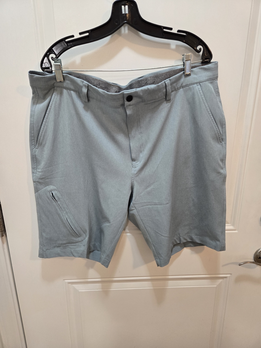 Greg Norman Collection Slate Gray Hybrid Performance Shorts